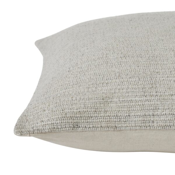 Renwil Azucar Stone Mix Handwoven Pillow 20 x 20 PWFL1474 - close-up of textured polyester front