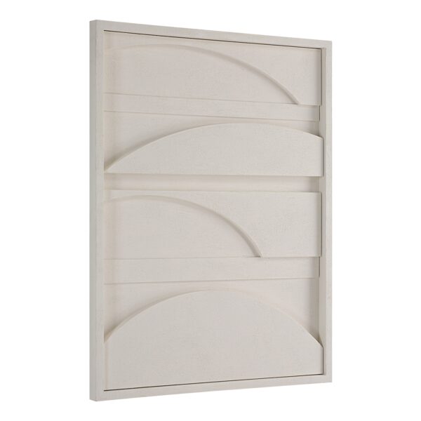 Renwil Cadieux Matte White Wall Art W6749 — official product view 2