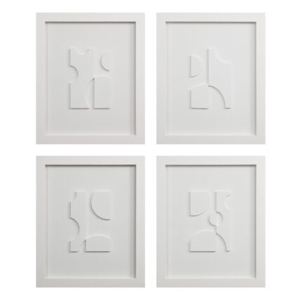 Renwil Ispra Four-Piece Framed Wall Art Set W6760 — official product view 1