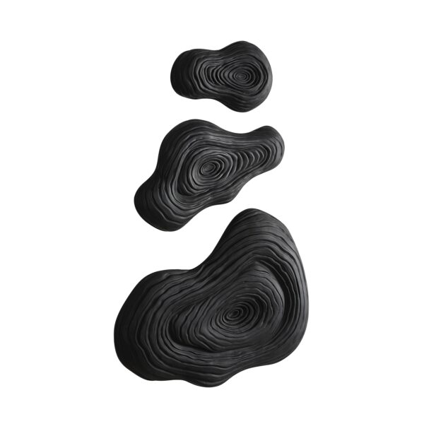 Renwil Sevilla Black Wall Sculpture Set W6769 — official product view 2