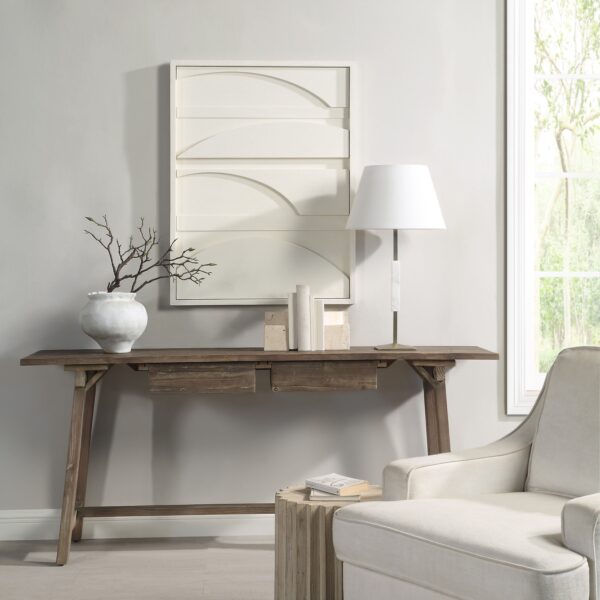 Renwil Cadieux Matte White Wall Art W6749 — official product view 4