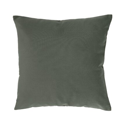 Renwil Philemon Green Poly-Velvet Pillow 20 x 20 PWFL1462 - front view of green poly-velvet pillow