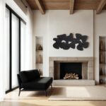 Renwil Scorpio Black Sculptural Wall Art W6770 — official product view 4