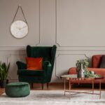 Renwil Livenna Wall Clock CL239 — styled living room