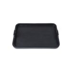 Renwil Hudson Black Wood Tray — full view of the matte black mango wood tray