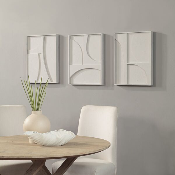 Renwil Marsh Matte White Wall Art Set W6756 — official product view 4