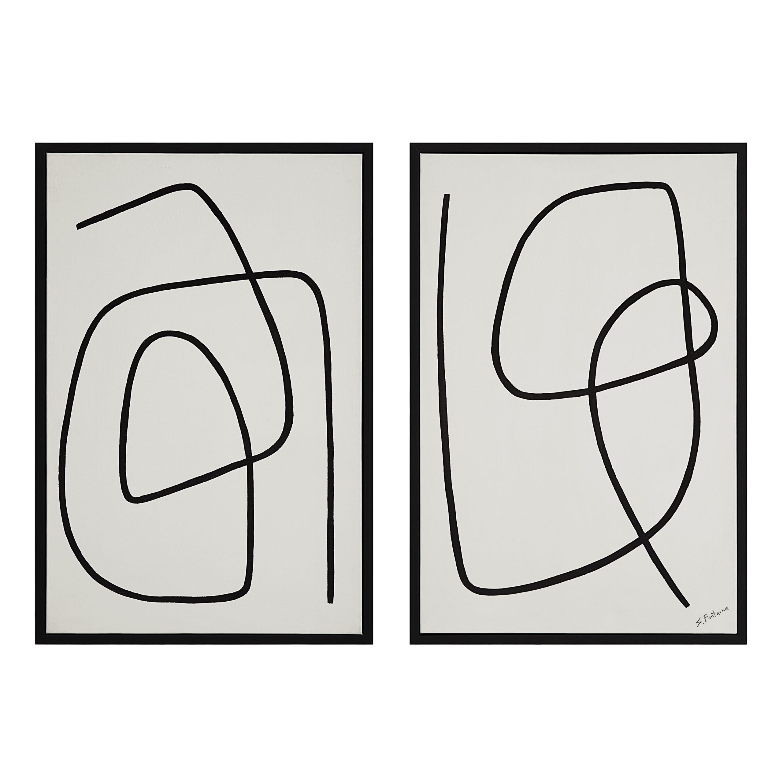 Renwil Moreau Canvas Art — Set of 2 — product view 1 — OL2149 Renwil Moreau Canvas Art — Set of 2 — product view 1 — OL2149