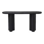 Renwil Dayna TA492 sandblasted black mango wood console table — product view 1