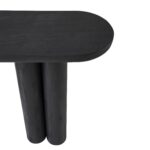 Renwil Dayna TA492 sandblasted black mango wood console table — product view 5