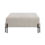Renwil Fitzroy CHA109 natural ottoman - official product image 1