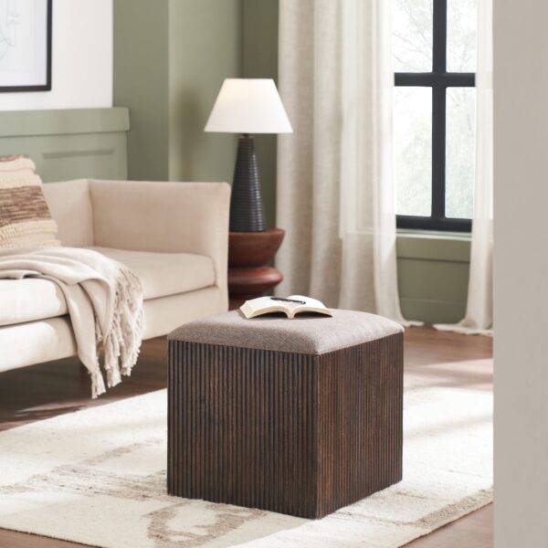 Renwil Tristan CHA111 brown stool - official product image 4
