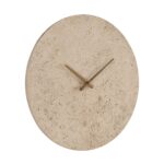Renwil Fusion Wall Clock CL260 — angled view of stone clock
