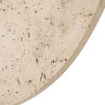 Renwil Fusion Wall Clock CL260 — natural travertine surface detail