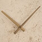 Renwil Fusion Wall Clock CL260 — antique brushed brass clock hands