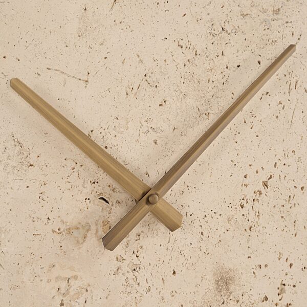 Renwil Fusion Wall Clock CL260 — antique brushed brass clock hands