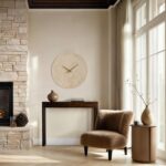 Renwil Fusion Wall Clock CL260 — clock in a living room