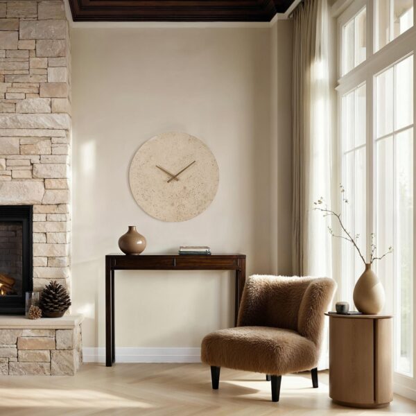 Renwil Fusion Wall Clock CL260 — clock in a living room