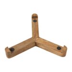 Renwil Lance Marble and Wood Tray — underside of the mango wood base