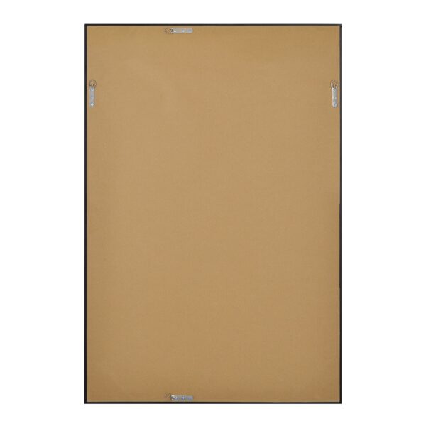 Renwil Dante Black Foil Framed Beveled Wall Mirror MT2758 - rear view of mirror backing and mounting points