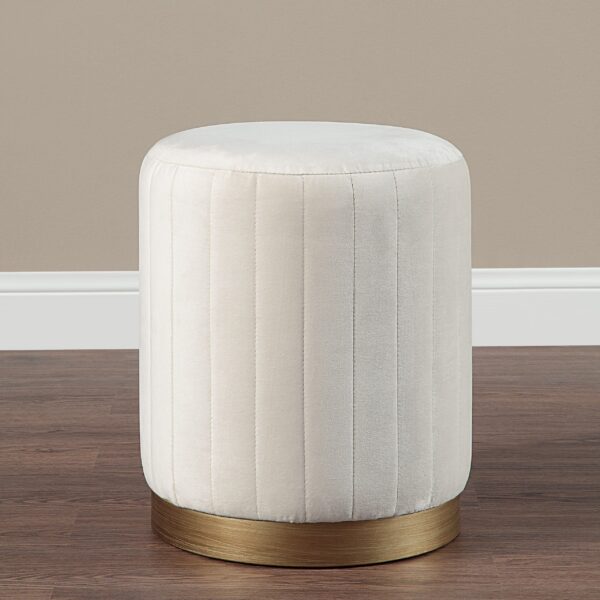 Renwil Baylor CHA093 Stool in Ivory - product gallery image 4