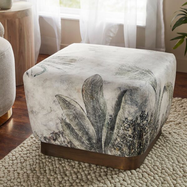 Renwil Tangle CHA090 Ottoman in Printed artwork - product gallery image 4