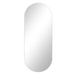 Renwil Kastelli Frameless Capsule Full Length Mirror MT2696 - front view of the frameless capsule mirror