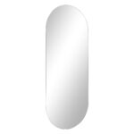 Renwil Kastelli Frameless Capsule Full Length Mirror MT2696 - angled view of the rounded full length mirror