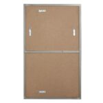 Renwil Spili Polished Nickel Rectangular Wall Mirror MT2700 - rear view showing the two-way mounting points