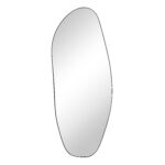 Renwil Enina Matte Black Organic Full Length Mirror MT2704 - front view of the matte black organic full length mirror