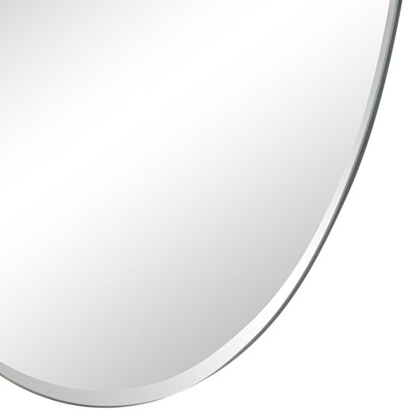 Renwil Anogia Beveled Organic Vanity Mirror MT2697 - close-up of the beveled glass edge