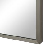 Renwil Samia Brushed Nickel Full-Length Mirror MT2721 - close-up of plated corner