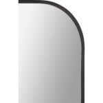 Renwil Luka Black Iron Wall Mirror MT2382 - rounded upper corner detail