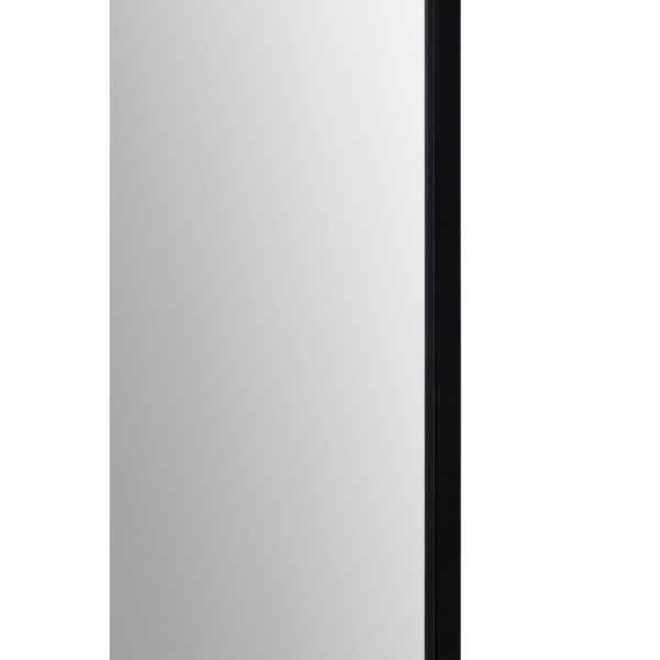 Renwil Reynolds Black Framed Wall Mirror MT1851 — slim frame side detail