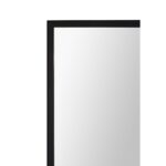 Renwil Amara Matte Black Rectangular Wall Mirror MT2548 - close-up of the matte black upper corner