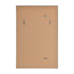 Renwil Amara Matte Black Rectangular Wall Mirror MT2548 - rear view showing two-way mounting points