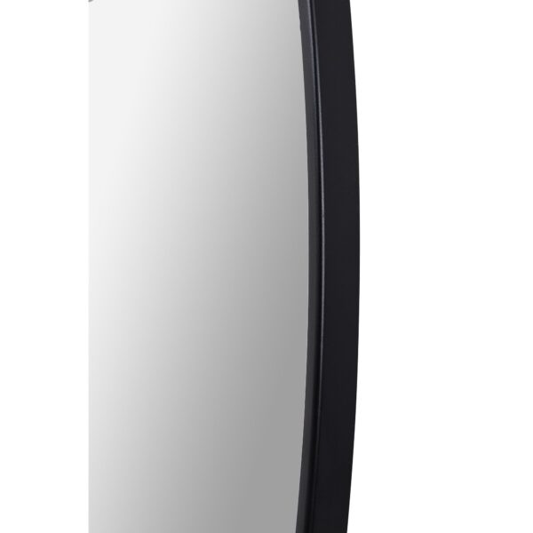 Renwil Claribel 30 Inch Matte Black Round Wall Mirror MT2414 - frame side profile
