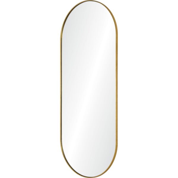 Renwil Marius Gold Leaf Full Length Mirror MT2366 - angled full-length mirror view