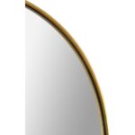 Renwil Marius Gold Leaf Full Length Mirror MT2366 - rounded gold leaf frame detail