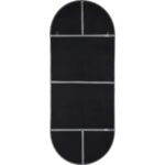 Renwil Marius Gold Leaf Full Length Mirror MT2366 - rear view with horizontal and vertical mounting points