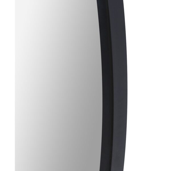 Renwil Cori 40 Inch Black Round Wall Mirror MT2415 - frame side profile