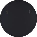 Renwil Cori 40 Inch Black Round Wall Mirror MT2415 - rear view showing D-ring mounting points