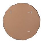 Renwil Bern Dark Antique Brass Wall Mirror MT2634 - rear view with two-way mounting points