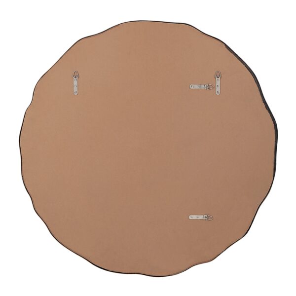 Renwil Bern Dark Antique Brass Wall Mirror MT2634 - rear view with two-way mounting points