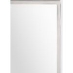 Renwil Carmelle Polished Stainless Steel Wall Mirror MT2346 - polished frame corner detail