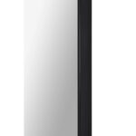 Renwil Ammar Matte Black Capsule Wall Mirror MT2510 - close-up of the matte black frame edge