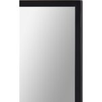 Renwil Raizel Matte Black Iron Wall Mirror MT2345 - matte black frame corner detail