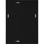 Renwil Raizel Matte Black Iron Wall Mirror MT2345 - rear view with mounting points