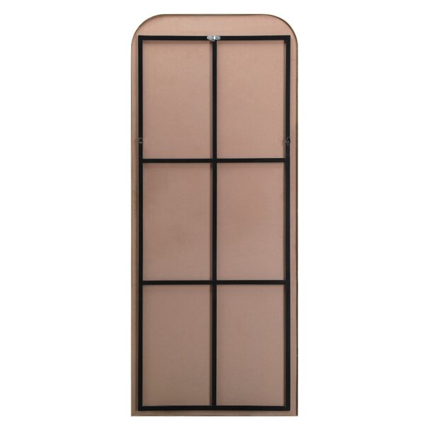 Renwil Meryem Gold Full Length Mirror MT2514 - rear view showing the frame construction and hanging points