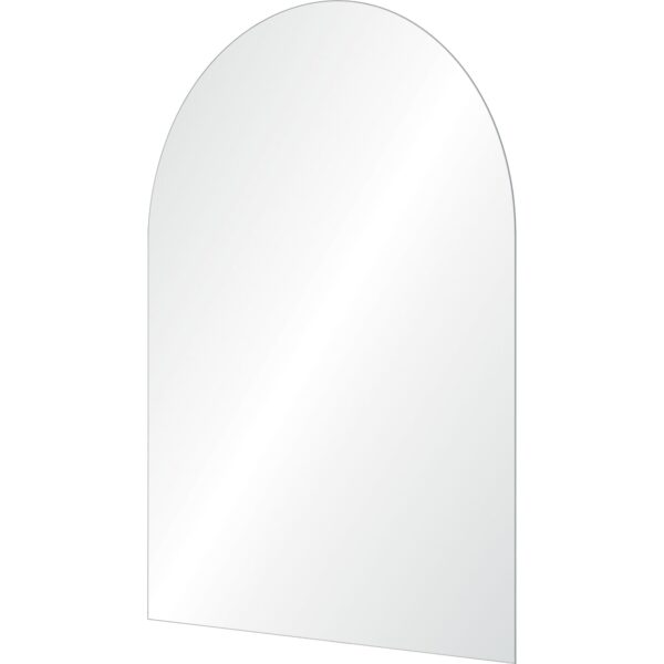 Renwil Aldrin Frameless Arched Wall Mirror MT2505 - angled view of the frameless arch