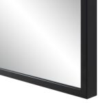 Renwil Balina Matte Black Arched Full Length Mirror MT2643 - close-up of matte black frame corner